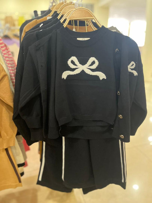3pc Ribbon Sweater
