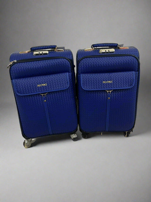 Textured surface suitcase