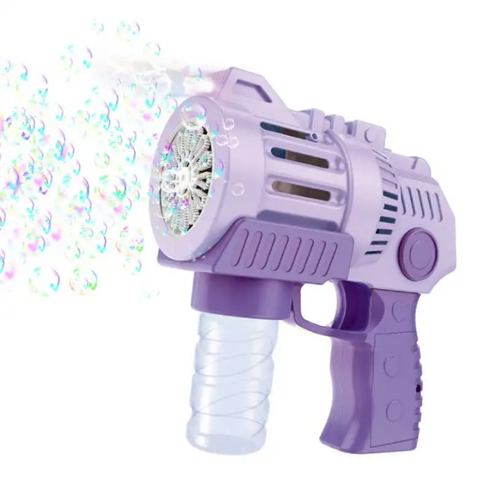LED Light Bubble Gun