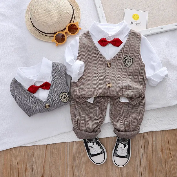 Boys Suit with Coat &Bowtie