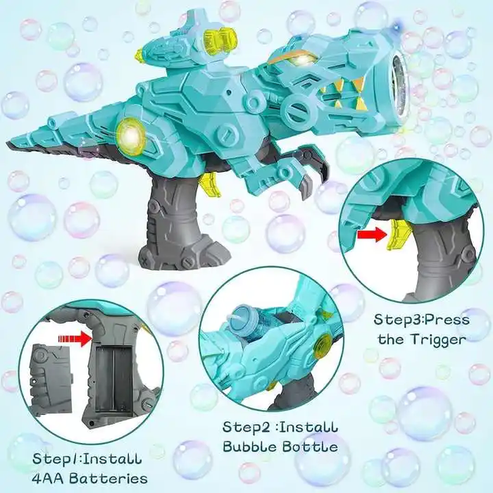 Dinosaur Bubble Gun