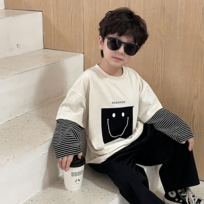 Long Sleeve Stripped T shirt