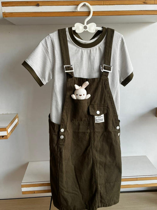 Girls Pina form with Stripped Top