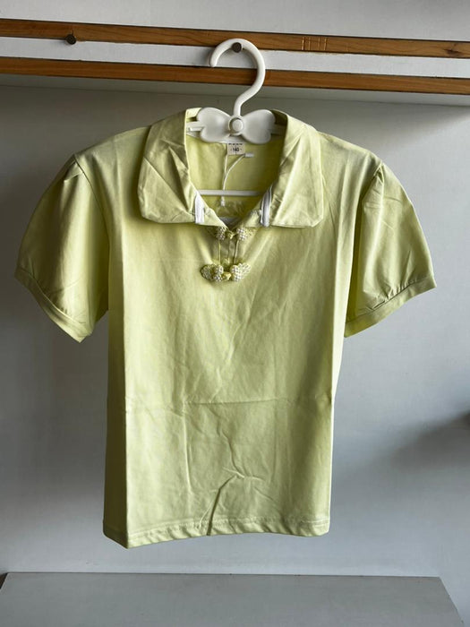 Girls Top with Collar