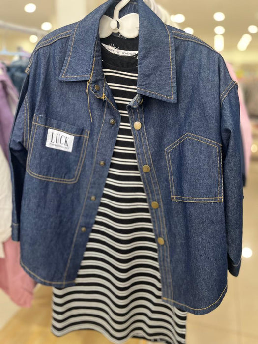 Hone Baby Dress &Jean Jacket