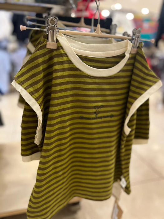 Soft Stripe Sleeveless Vest & Pant