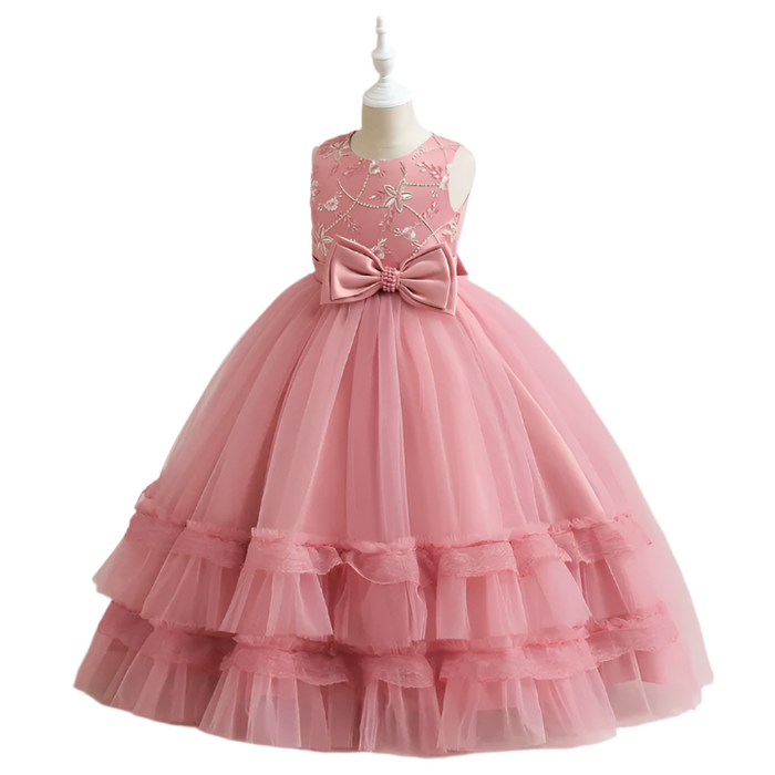 Girl Lace Princess Pageant Birthday Party Dress