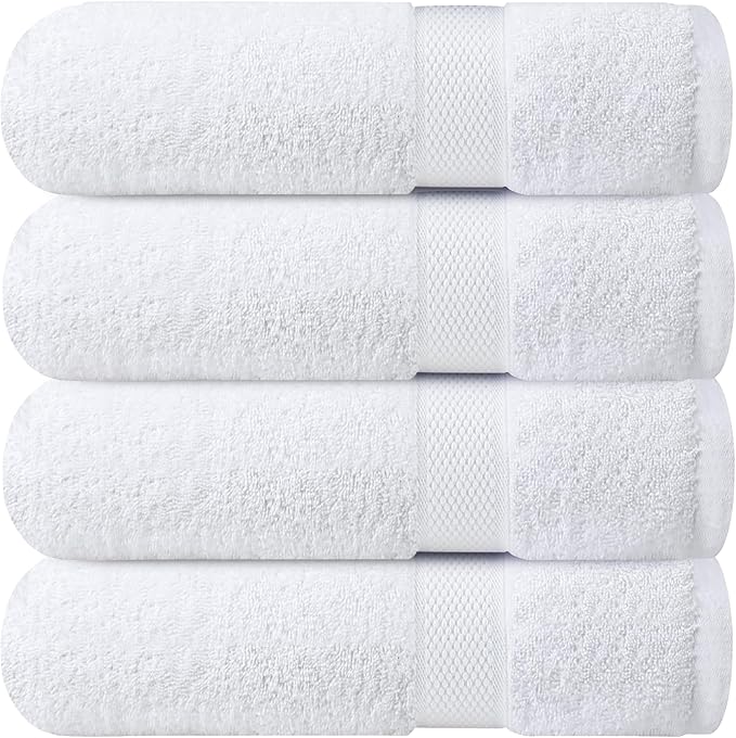 Big Cotton White Towel