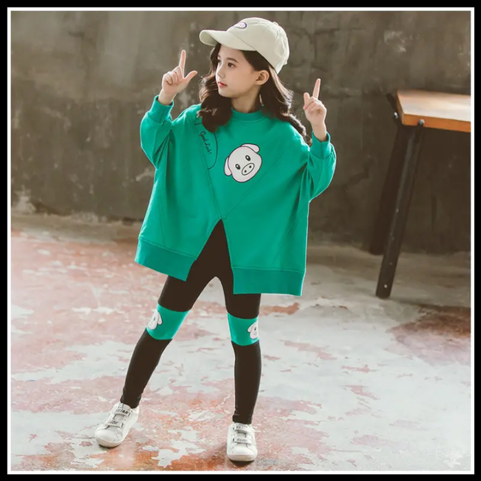 Polyester Comfortable Girl Suit