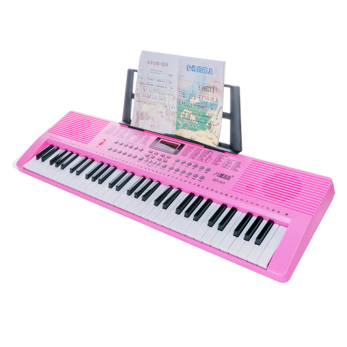 Pink Electronic Keyboard Piano