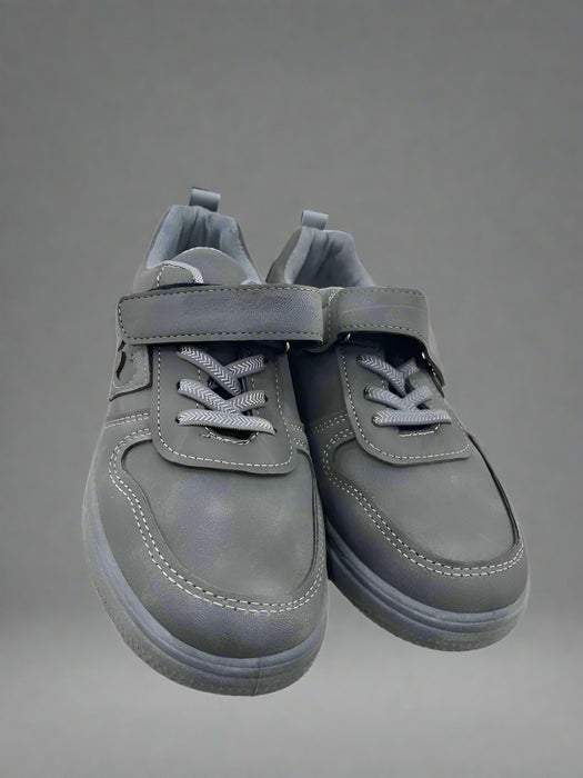Friboo-Leather Trainers- Khaki