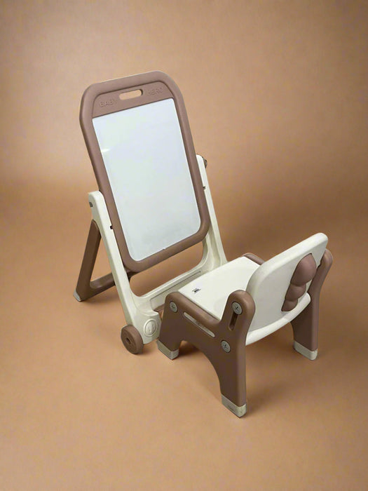 Writing board with chair