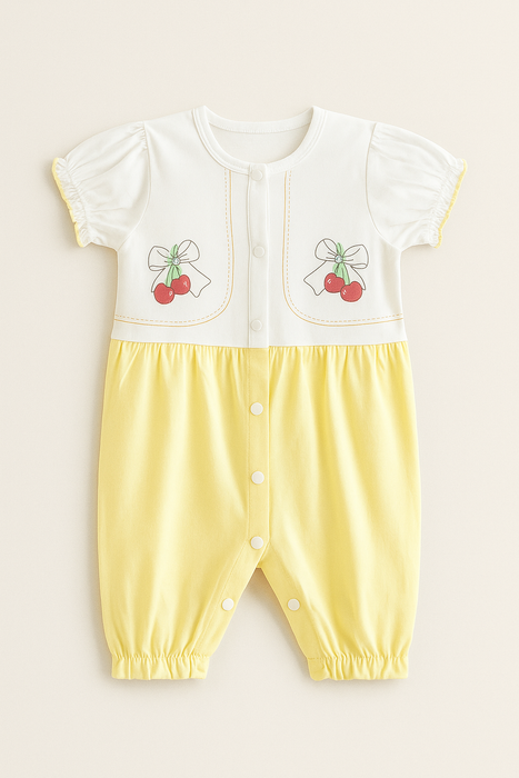 Cherry Baby Romper