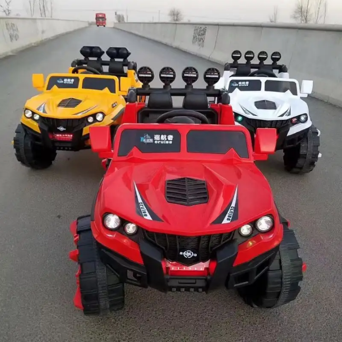 Electric car vehicle off road dual door bluetooth remote control educational children