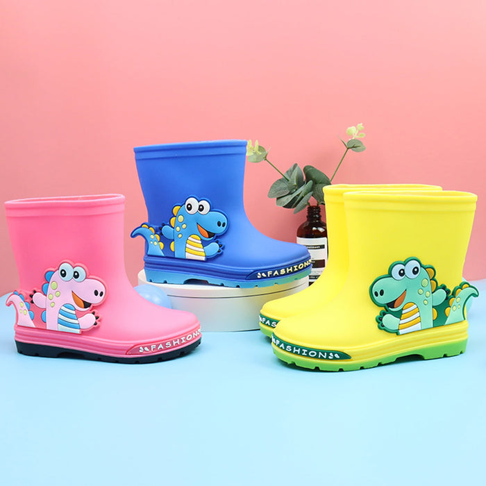 Ketyyh-chn99 Girls Winter Boots Toddler Slip on Shoes Waterproof Winter Snow Booties Short Ankle Shoes Blue,11.5