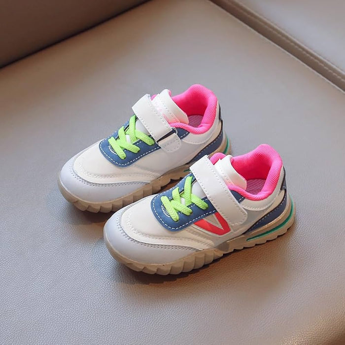 Breathable children's sports shoes Kids Velcro Sneakers