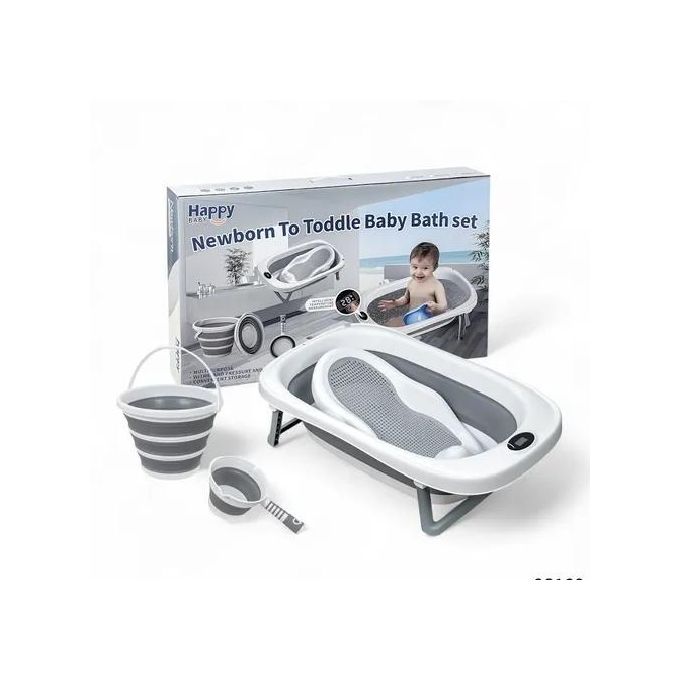 Foldable Baby Bath Tub Set