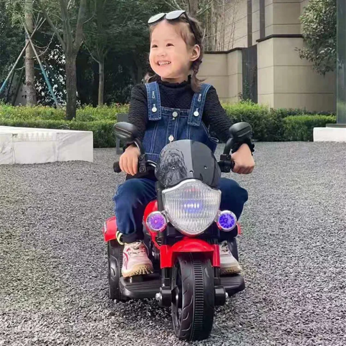 Kids toys electric motorbike with music led light