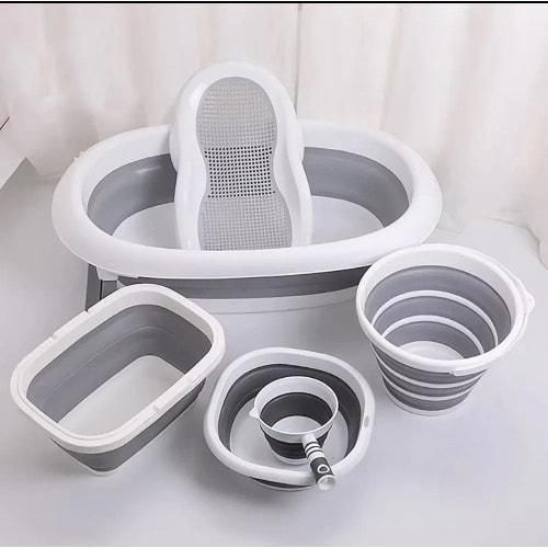 Foldable Baby Bath Tub Set