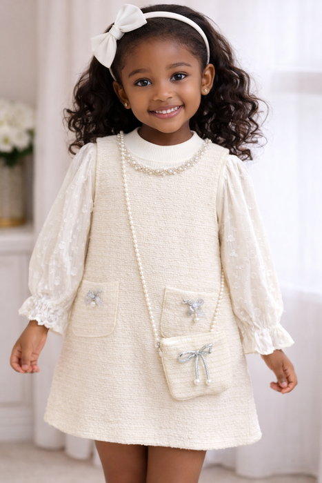 Luxurious 2pc Girls' Dress