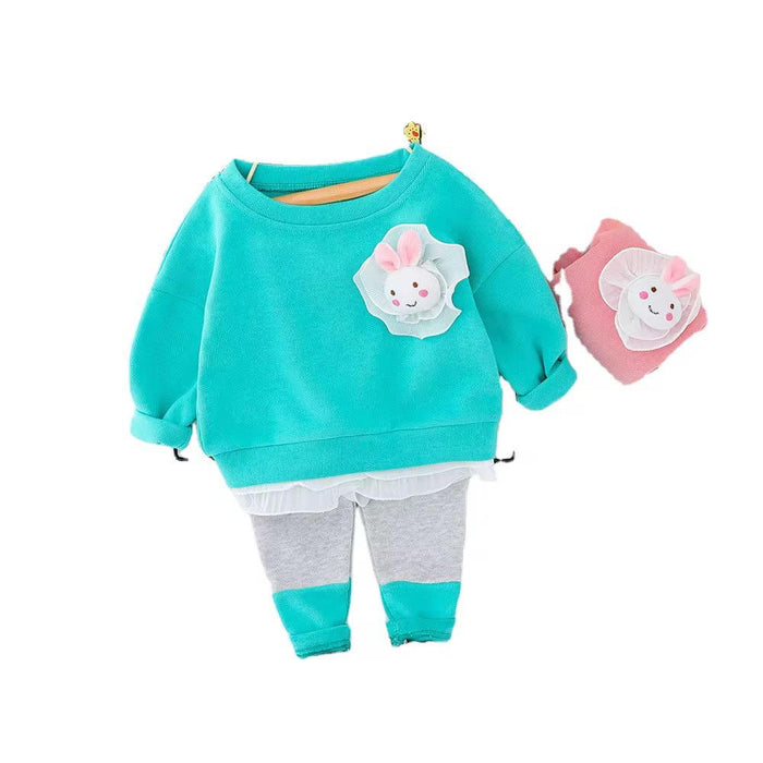 2pc Sweater Shirt with a Doll Sweater Trouser
