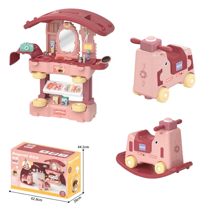 For kids 3in1 DIY toy play house scene series kitcgen beauty doctor too kit with accessories