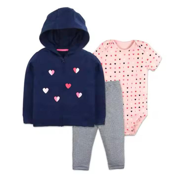 Polar Bear Cute Toddler Boys Outfit Newborn Romper Set Spring Baby Clothes