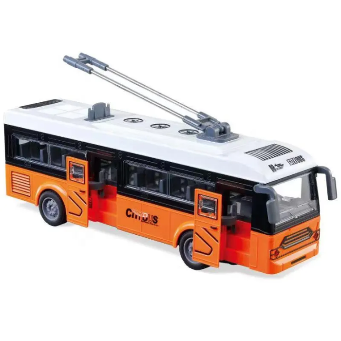 Plastic 1/30 4 Channel Remote Control Bus Toys for Kids