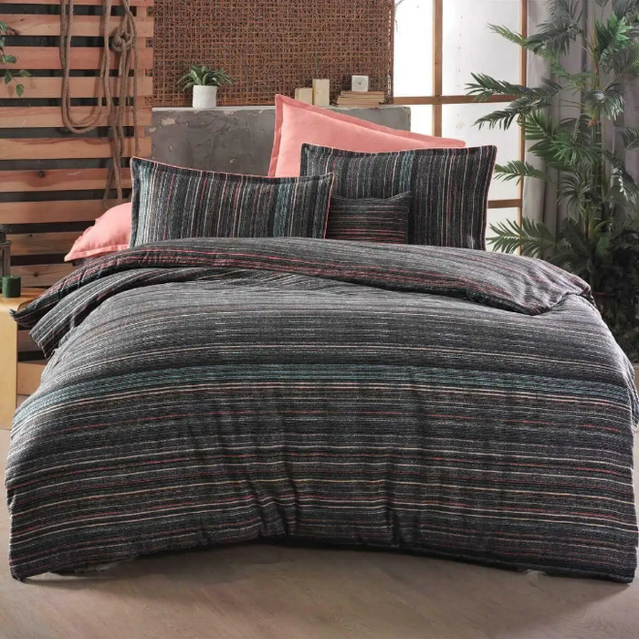 Sarev Jonas V1 Flannel Duvet Cover Set Double