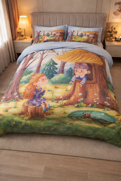 4pc cartoon Bedcover