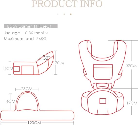 Baby Carrier Babies 1-3years