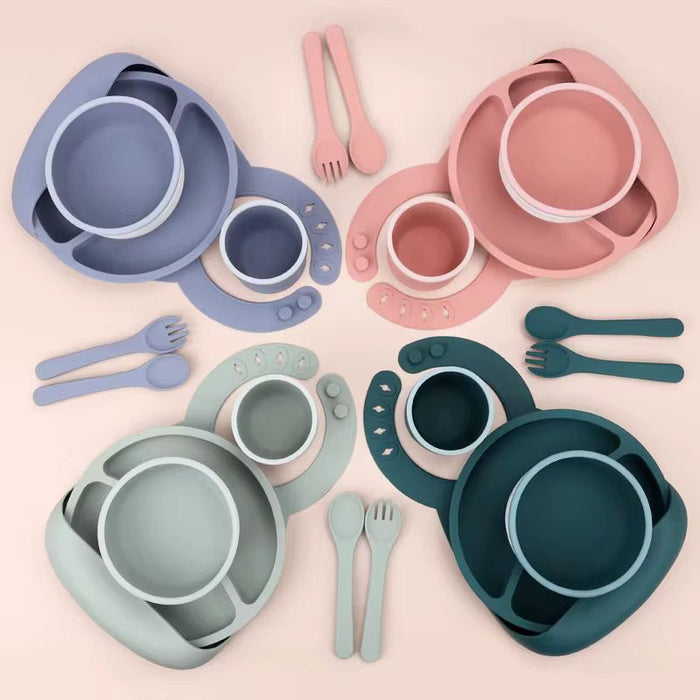 9pc Silicone Feeding Set