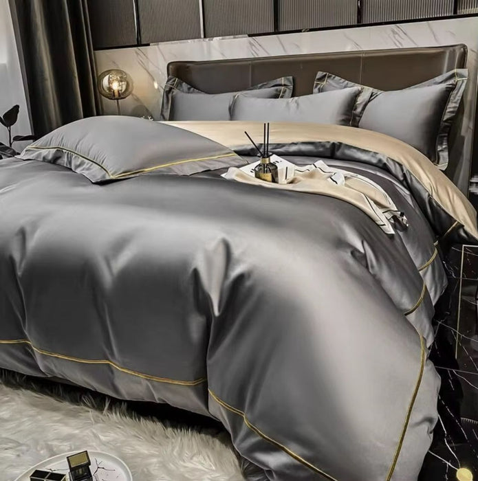 6pcs Set Embroidery Duvet Cover