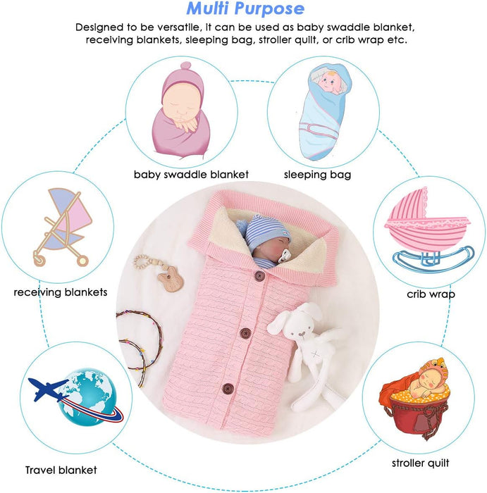 Wrap Nap Thick Knit Soft Sleeping Bag