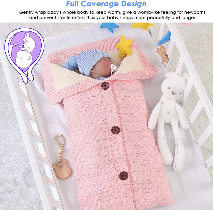 Wrap Nap Thick Knit Soft Sleeping Bag