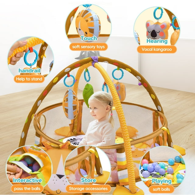 3 In 1 Baby Play Gym Mat