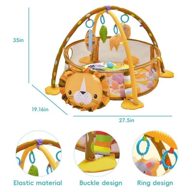 3 In 1 Baby Play Gym Mat