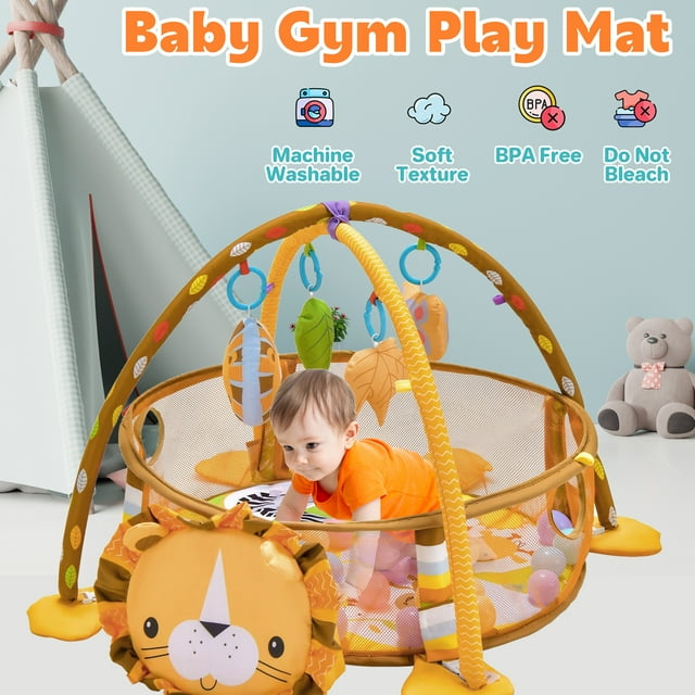3 In 1 Baby Play Gym Mat