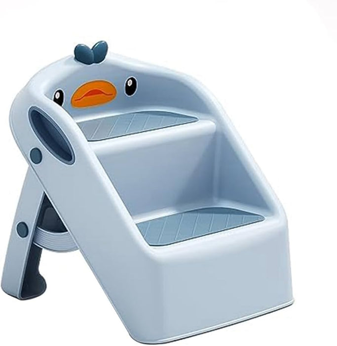 Foldable Toddler Kids Step Stool Kitchen Bathroom Sink Step Stool Toddler Bathroom Sink Toilet Potty Training Child Kitchen Helper Plastic Ladder