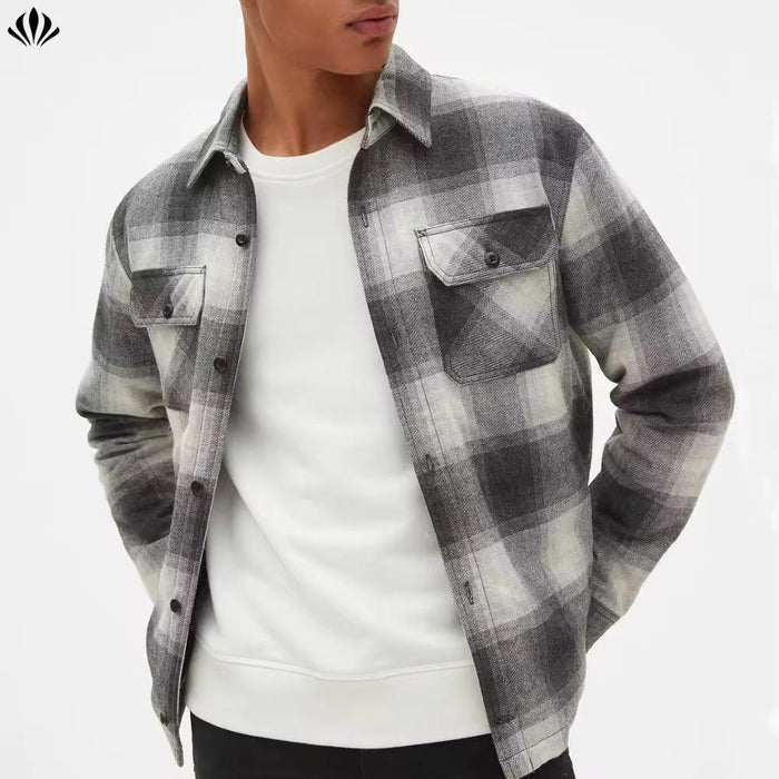 Aqwct Checked Sweater Shirt