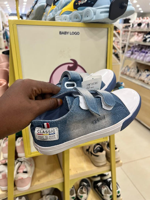 Soft Bottom Little Kids Canvas Running Shoes Soft Bottom Kids Sneakers Toddler Flat Sports Shoes for Kids