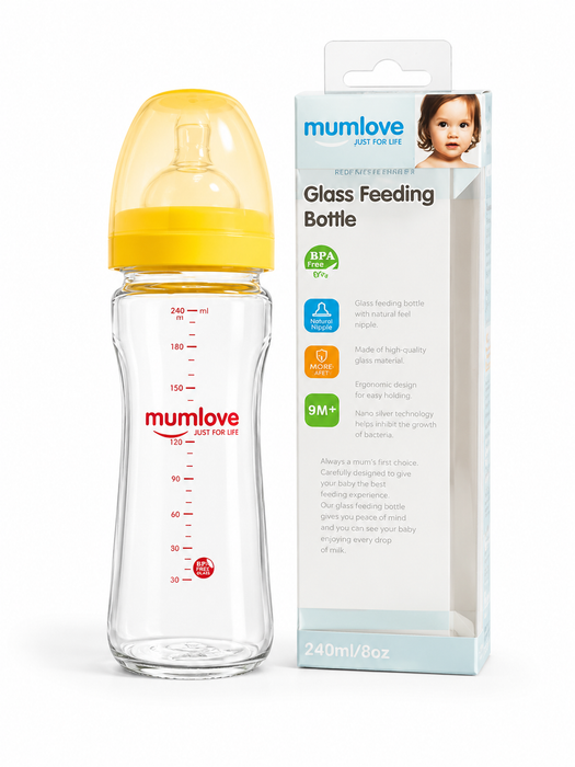 Mumlove Glass 300ML Baby Bottle
