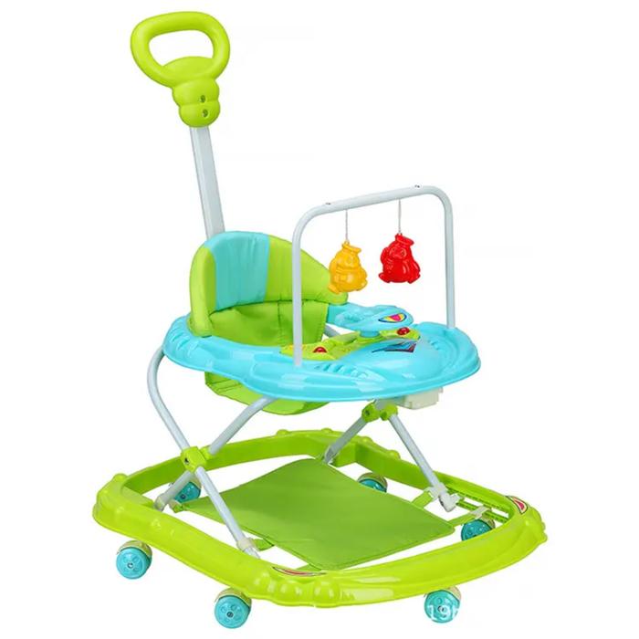 Pvc Plastic Family Baby Walker / pink Adjustable Multifunction Baby Walker