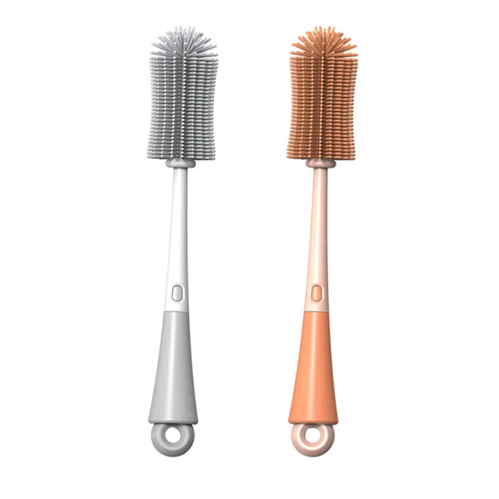 High Quality Factory Price 5 in 1 Milk Bottle Brush Baby Bottle Brush Cleaning Set Baby Pacifier Silicone Brush