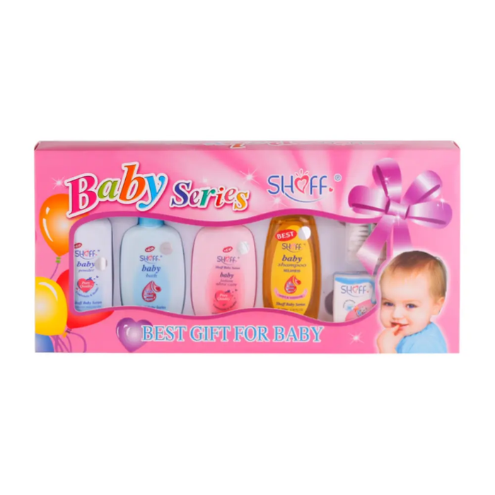 6pcs Babe's Gift Set Baby Face+body Lotion Baby All Purpose Blam Baby Shampoo+body Wash