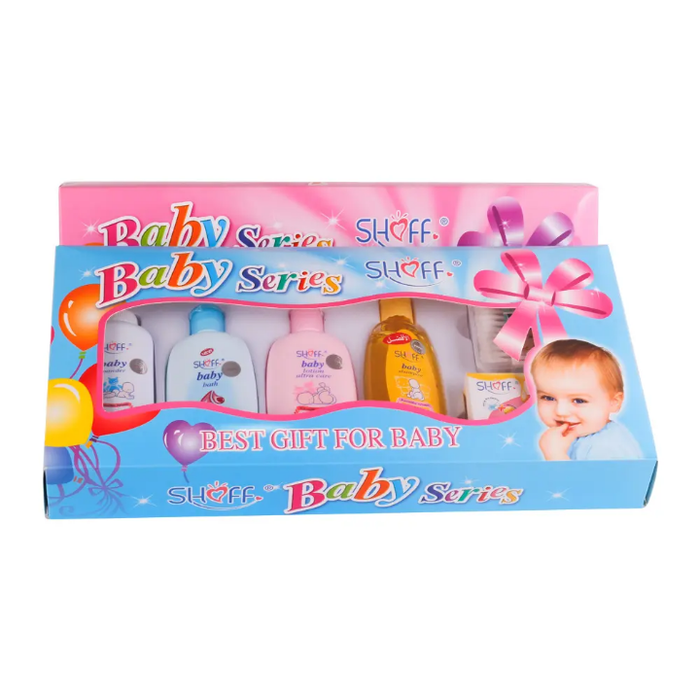 6pcs Babe's Gift Set Baby Face+body Lotion Baby All Purpose Blam Baby Shampoo+body Wash