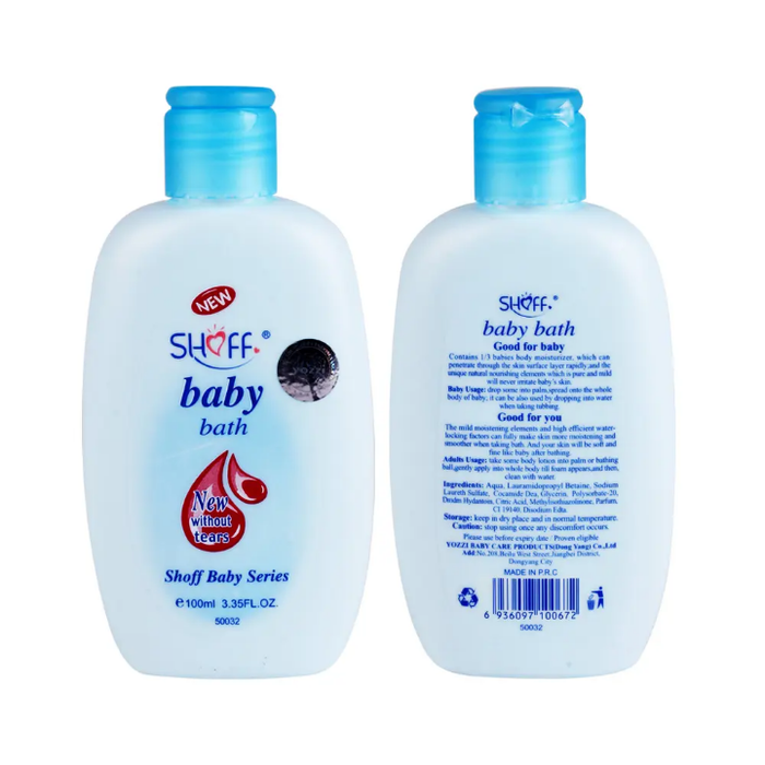 SHOFF Baby Shampoo & Body Wash 99.5% Natural Moisturizing Bath Soap for Newborns, InfantS.