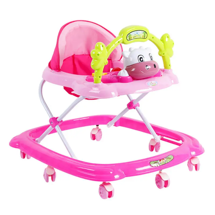 Newborn Baby Push Walker with Light Music Sit-To-Stand Learning Walker for Kids Andador with Wheels Seat for Bebes