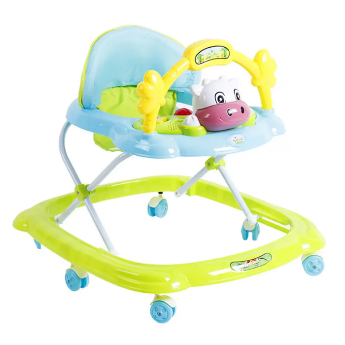 Newborn Baby Push Walker with Light Music Sit-To-Stand Learning Walker for Kids Andador with Wheels Seat for Bebes