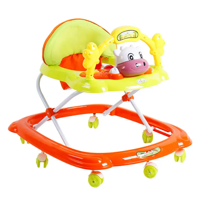 Newborn Baby Push Walker with Light Music Sit-To-Stand Learning Walker for Kids Andador with Wheels Seat for Bebes